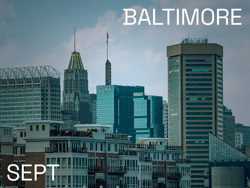 Baltimore skyline. AfroTech is hosting a happy hour in September for Black tech leaders, recruiters and workers in the industry. Meet, network and learn more about diversity and inclusion in the tech workforce.